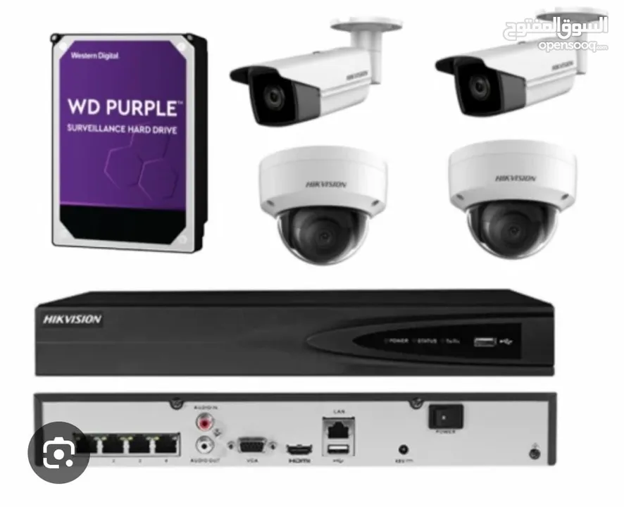 كاميرات مراقبة وأنظمة الشبكات