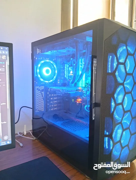 جهاز بمواصفات ممتازة تجميع مع rtx 3050 وتبريد مائي وبسعر حرق والتوصيل متوفر