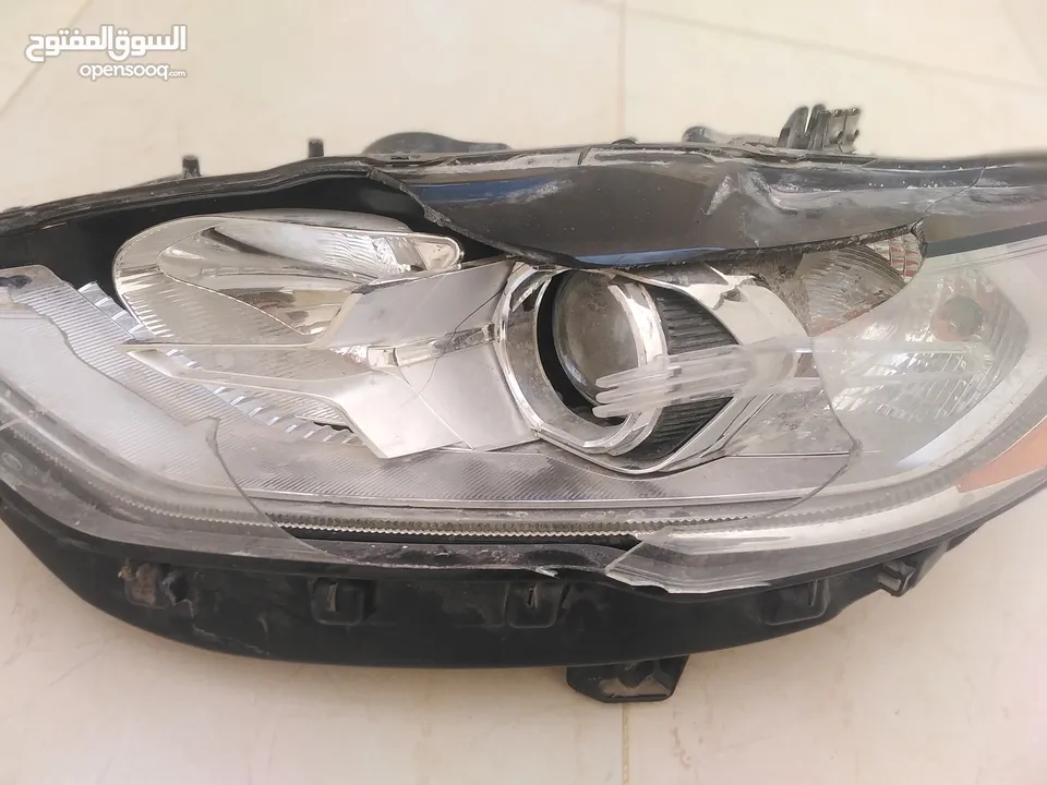 ضوء أمامي شمال فورد فيوجن 2017 أصلي مكسور الزجاج