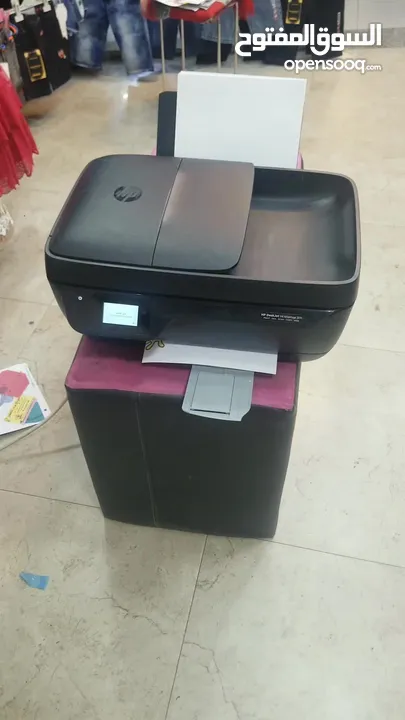 طابعات hp ملونة ويرلس مع سكانر وحبر جديد اصلي