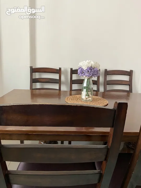 Urgent Sale!!Dining table with 6 chairs