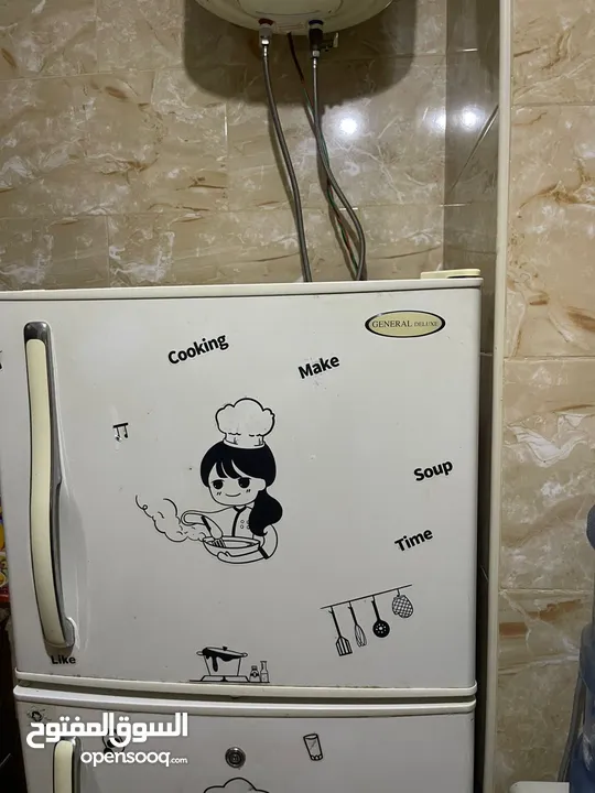 ثلاجة جينرال ديلوكس هواء 20 قدم بحالة ممتازة للبيع شغالة 100%