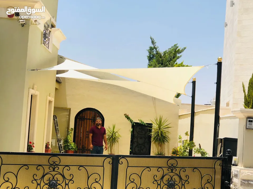شوادر _ اشرعة _ مظلات _ مظلات قوسية _ سواتر جانبية _ شادر _ حدادة عامة _ حداد _ المنيوم _شماسي