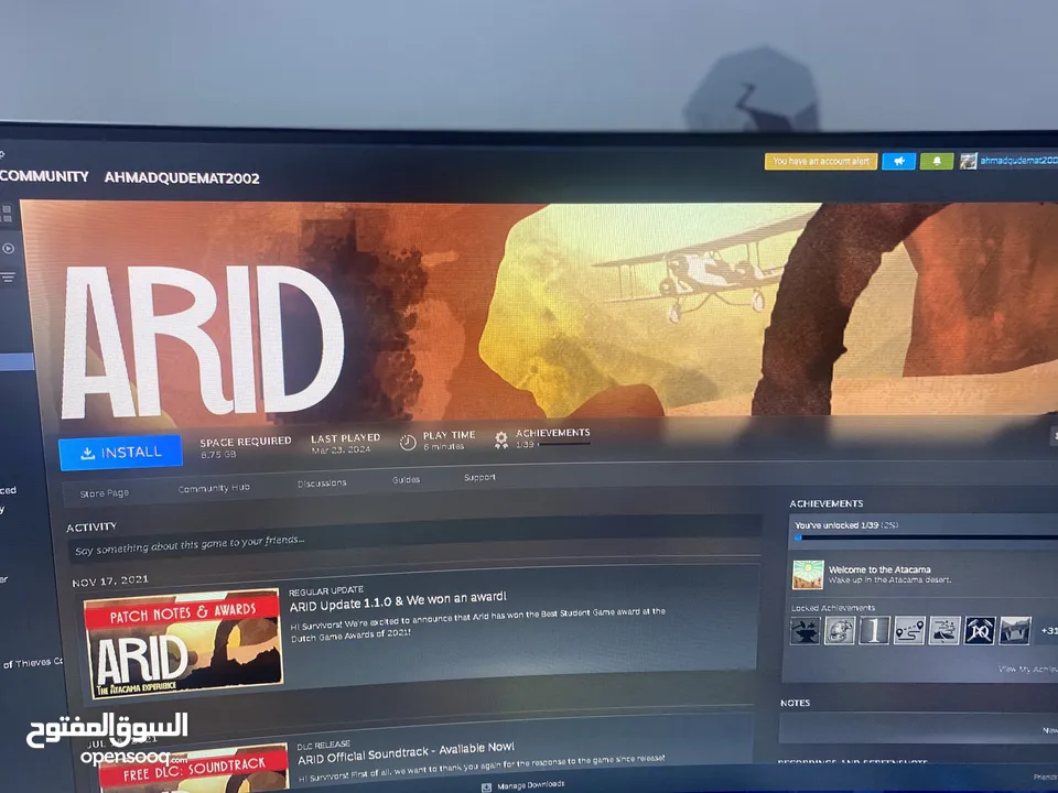 عرض ناري! PC جيمنغ + حساب ستيم + ماوس وكيبورد جيمنغ فقط بـ 180