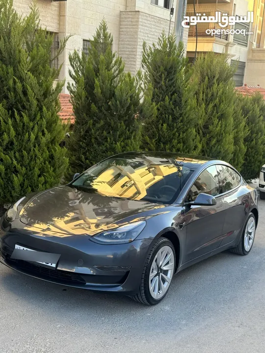 ‏Tesla Model 3 2023 standard plus فحص 7 جيد بحالة الوكاله