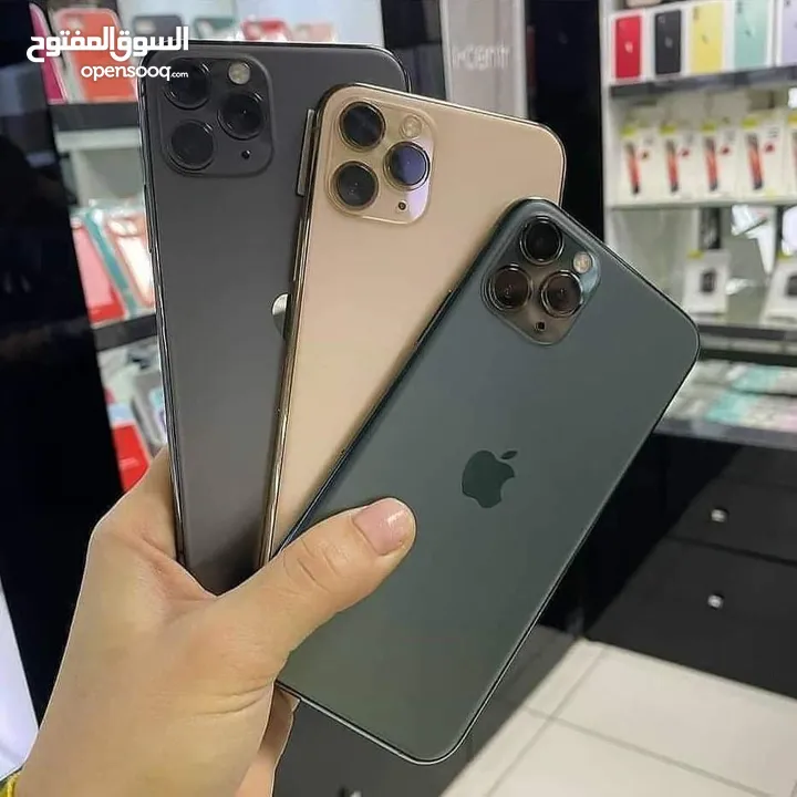 متوفر ايفونات 11 برو ماكس اصلي جيجا 64 و 256 بطارية مشكل متوفر توصيل كفر ولزقة وشاحن الاصلي