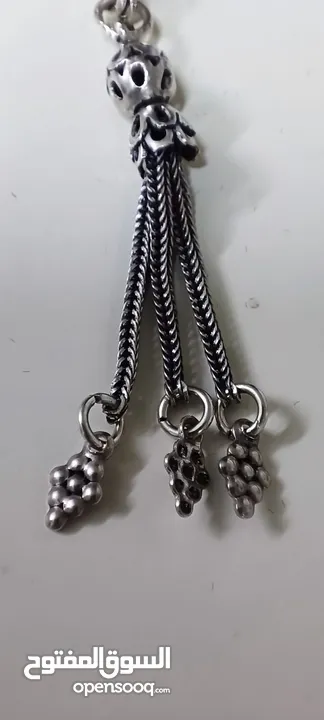 سبحة فضة ملكية / تحفة فنية تليق بيدك
