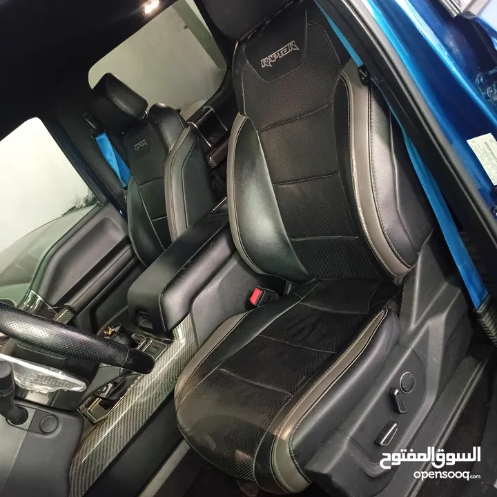 فورد رابتر أصلي للبيع للجادين فقط بسعر مناسب  F150  2018 أزرق جنط بي دلك فل بنوراما