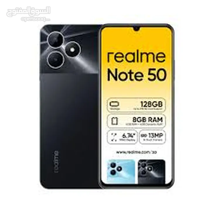 REALME NOTE 50 ( 128GB ) / RAM 4 NEW /// ريلمي نوت 50 ذاكرة 128 رام 4 الجديد