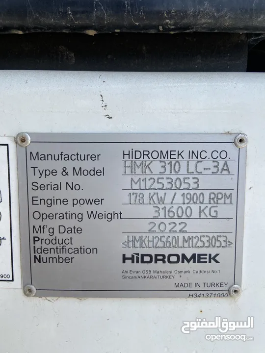 Hidromek HMK 310 LC-3A