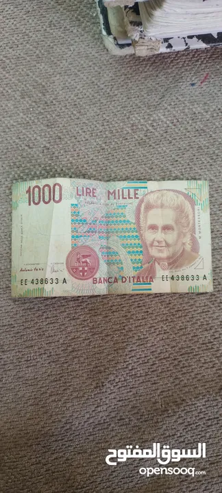 1000ليرة ايطالي