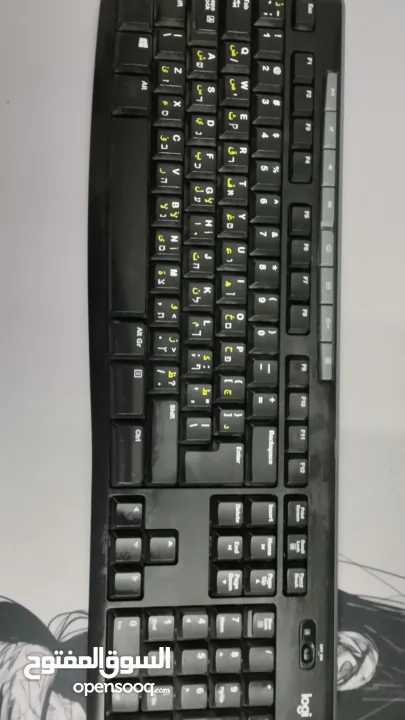 متوفر طقم كيبورد و فارة لا سلكي جديد  بسعر حرق 65 شيكل واصل