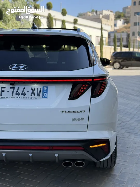 هونداي توسان NLine ترخيص 2022 محرك 1600 هايبرد plug in/يقطع على الشحنه 65 كيلو متر
