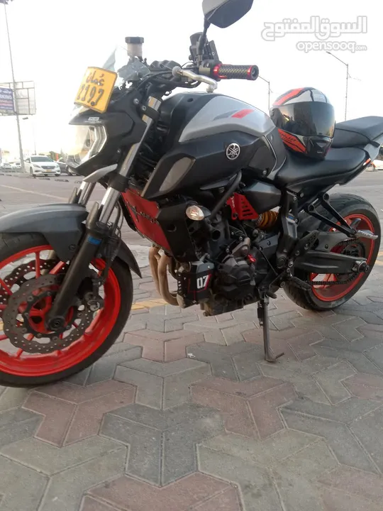 Yamaha mt07 model 2019