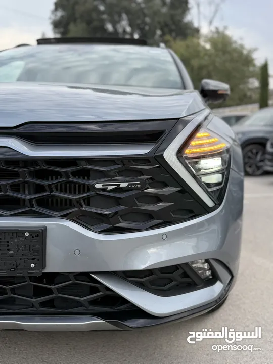 كيا سبورتاج GT Line ترخيص 2022 محرك 1600 هايبرد plug in/يقطع على الشحنه 65 كيلو متر  271 حصان