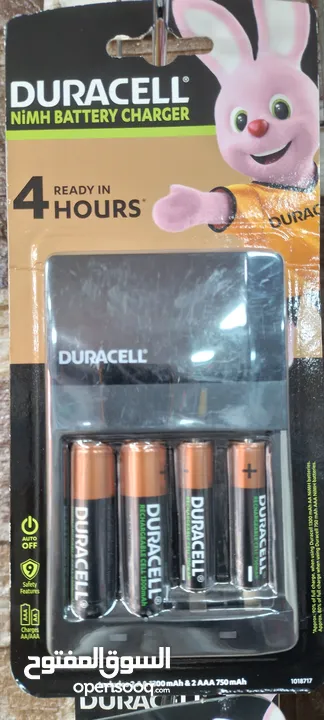 شاحن بطاريات rechargeable batteries
