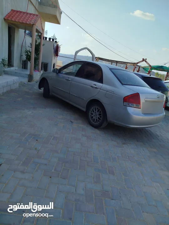 كيا سيراتو موديل 2008 اصل خصوصي  تأمين وترخيص لشهر 2/2026
