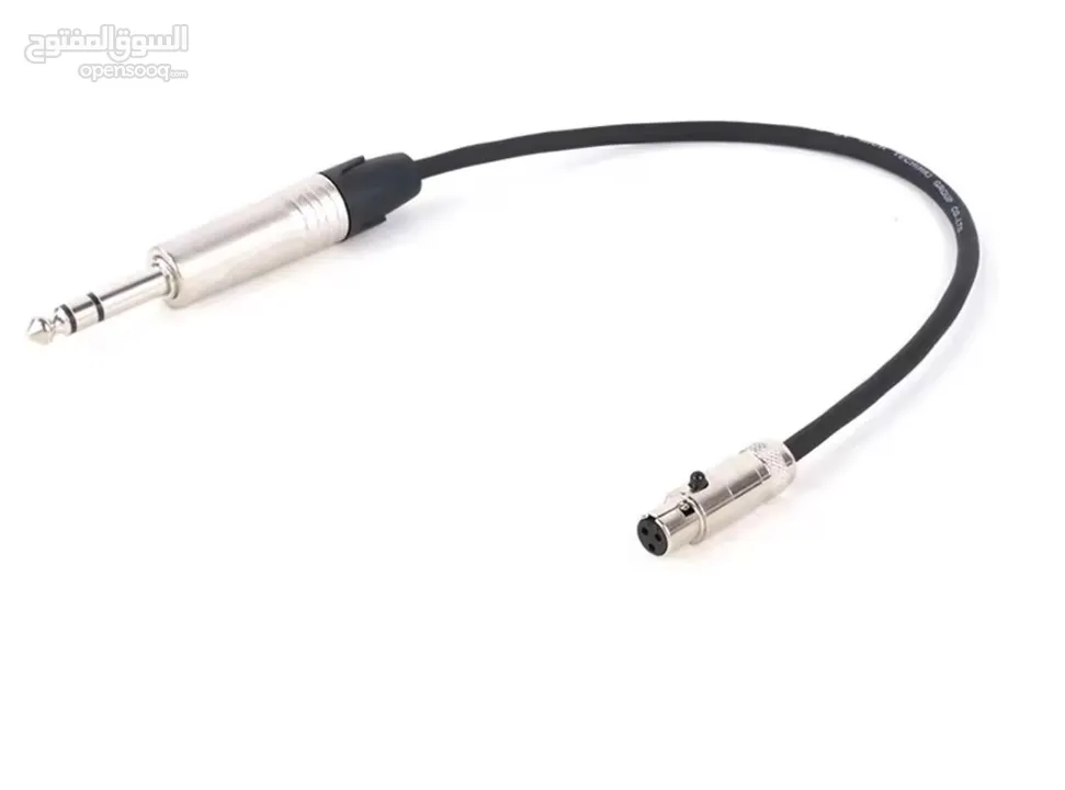 كيبل صوت Mini XLR 3Pin to 6.35mm Cable