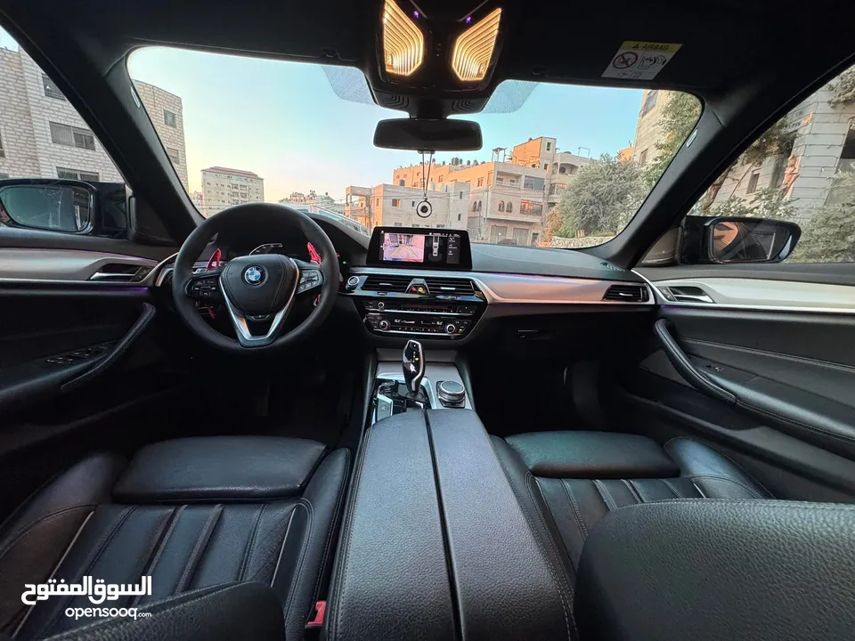 سيارة بي ام 530e موديل 2019 فلل بدون اي حوادث