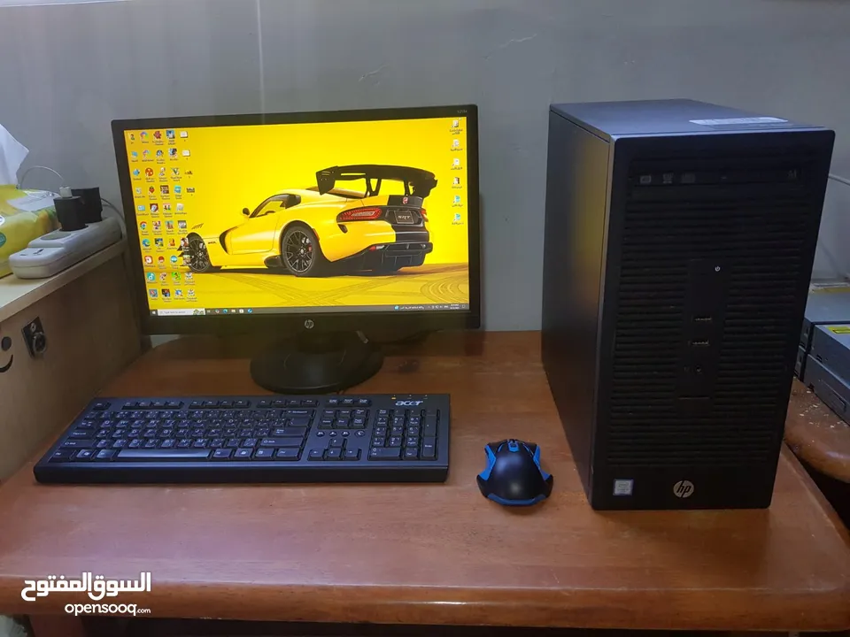 كمبيوتر PC hp i5 ssd gta v grand pubg free fire