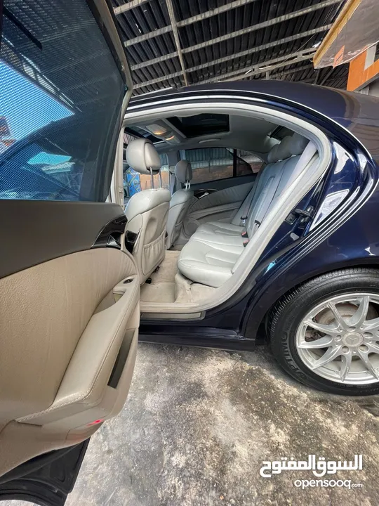 مرسيدس E200 كومبريسور بانوراما فل كامل بحاله الوكاله وارد الوكاله غرغور