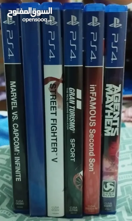 Playstation 4 ALL 6 GAMES 20 RIALS TOTAL