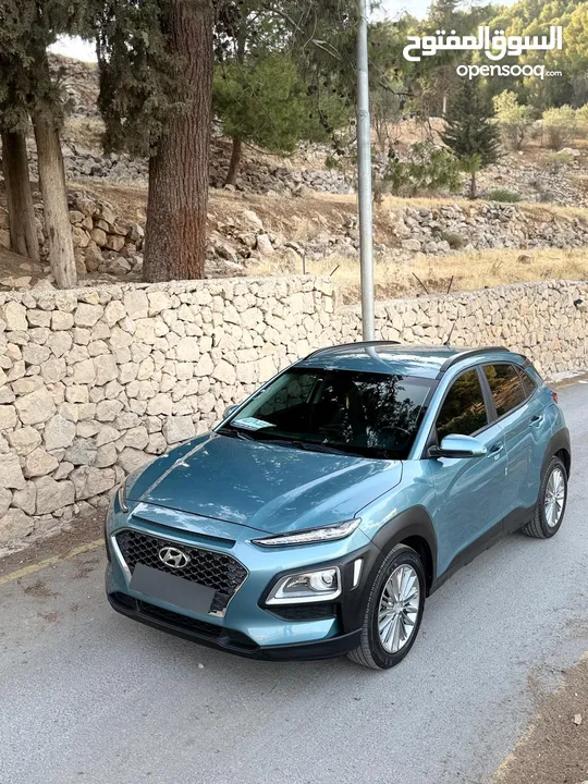 هيونداي كونا 2020  حالة الشركة  عداد 55 ألف فقط لون مميز