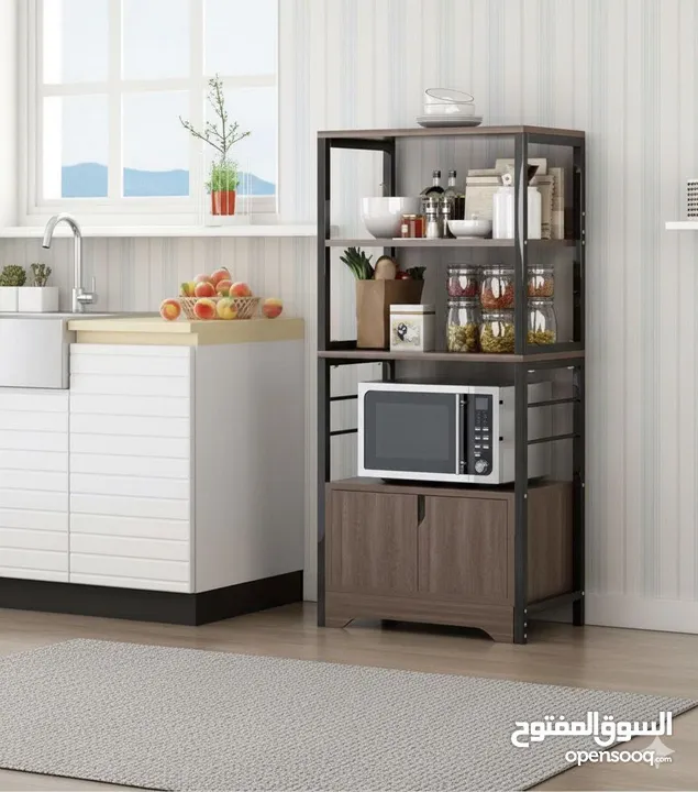 خزانة مطبخ عصرية متعددة الاستخدام