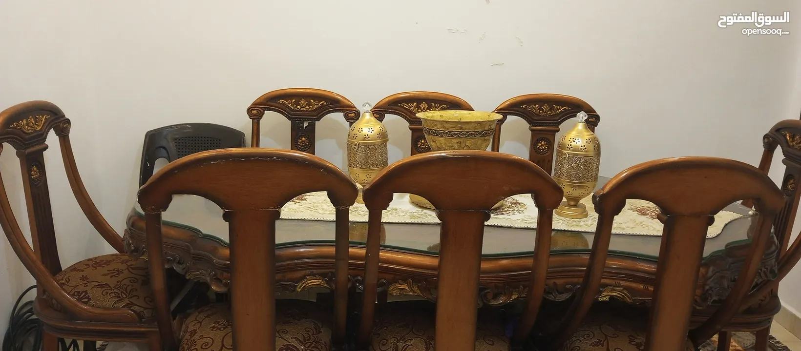 طاوله سفره دمياطي خشب زان للبيع بداعي للسفر