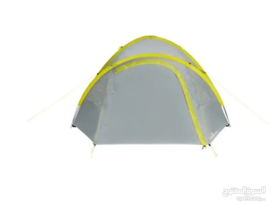 خيمة رحلات ROCKTRAIL Germany 1/3/4 Person Tent Grey Family Camping Festival  Dome أخضر او ازرق