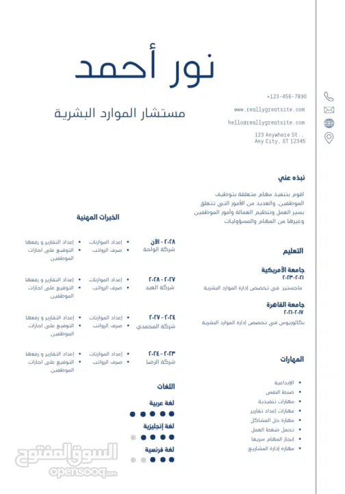 يوجد تصاميم إنشاء سيرة ذاتيه احترافيه فقط للعملاء الجدد