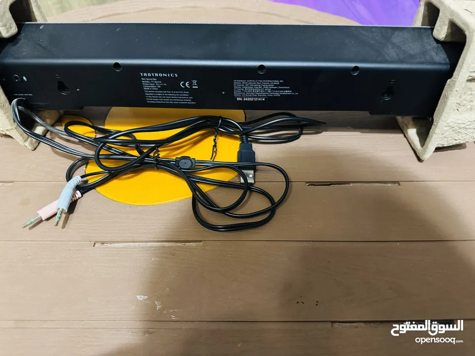 سماعة Taotronics بسلك  تشبك على اللابتوب و الكومبيوتر و التليفزيون و التليفونات  مستوردة من الكويت.