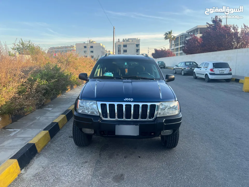 جيب شيروكي 2002 بحالة ممتازة 4000 سي سي ترخيص واطي Jeep WJ