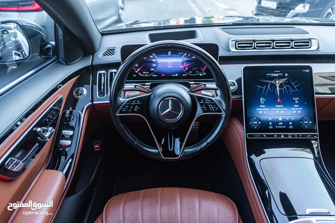 Mercedes S450 2022 Amg kit Mild hybrid 4matic    السيارة وارد الشركة و قطعت مسافة 64,000 كيلو