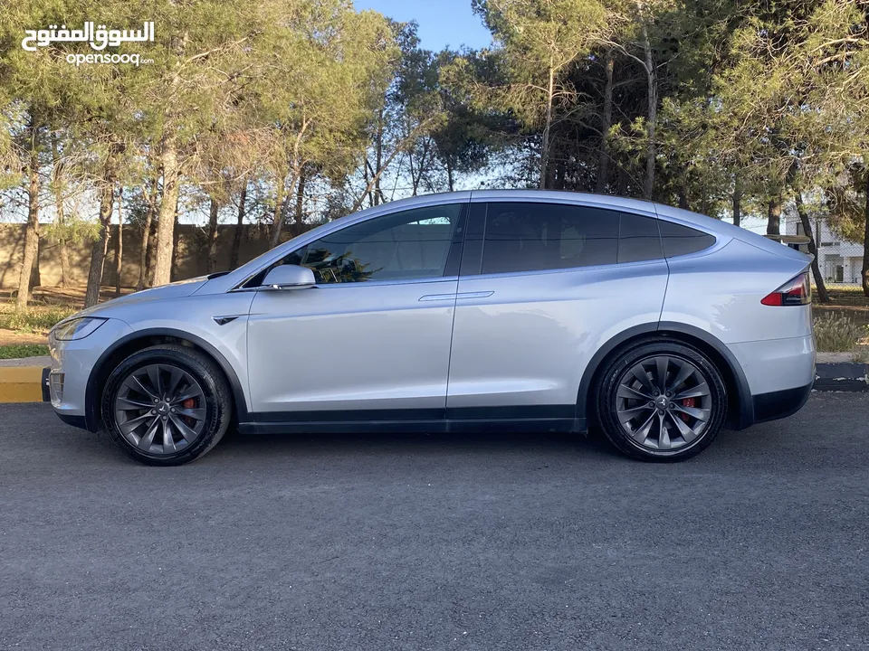 TESLA MODEL X 100 D 2017 SILVER