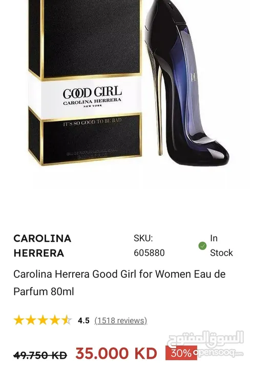 Good girl carolina perfume