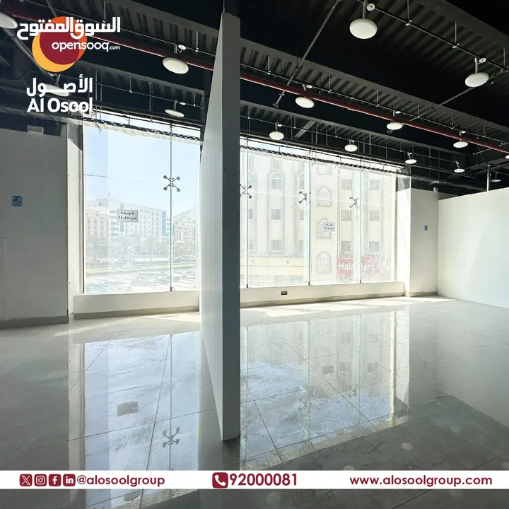 Maximize your business potential with our flexible and affordable shop for rent at Alkhuwair