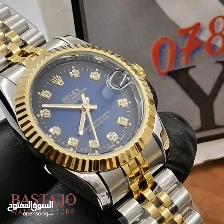 مجموعة  جديدة من الساعات النسائية  الفاخرة بأفضل الأسعار الرولكس الديت جاست متوفرة الان