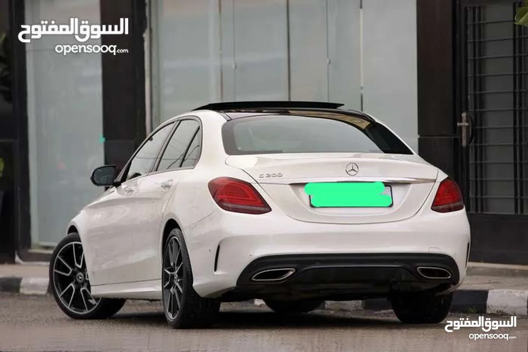 Mercedes C200 2019 Amg kit mild hybrid Night Package وارد الوكالة غرغورية