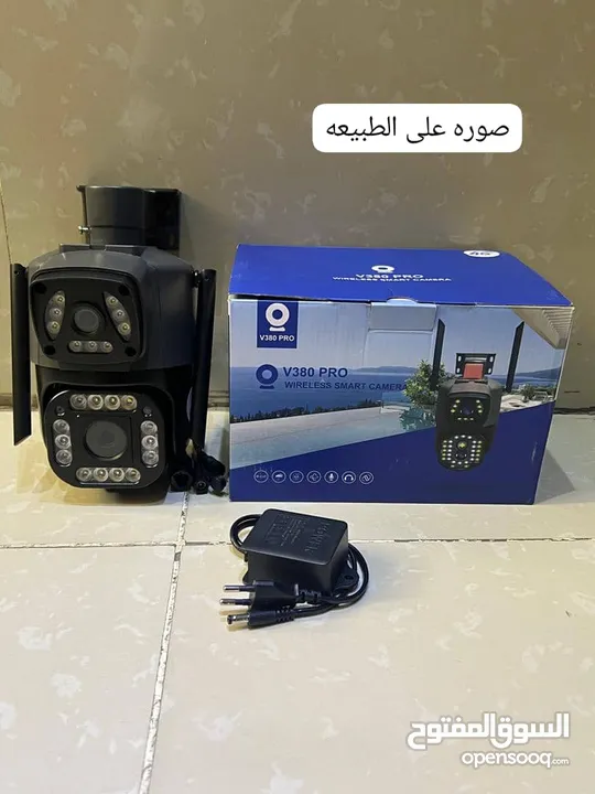 كاميرات مراقبة الجيل الرابع 4k مزود بعدستين بدقة 8 ميجا