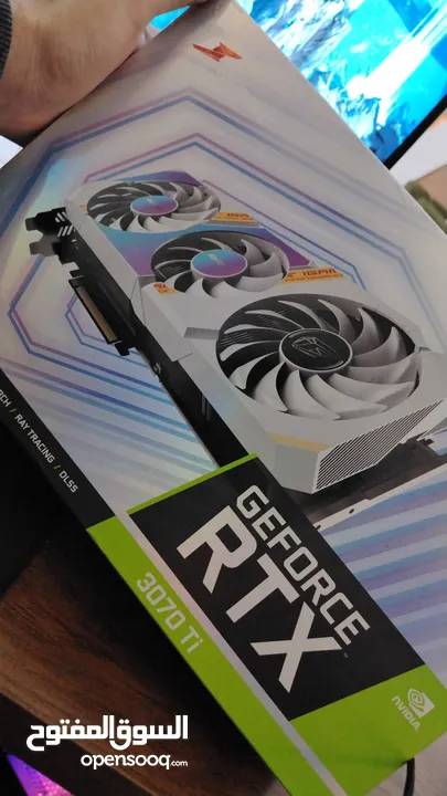 كارت شاشة RTX 3070 TI 8G RGB +  معالج I3 10400F