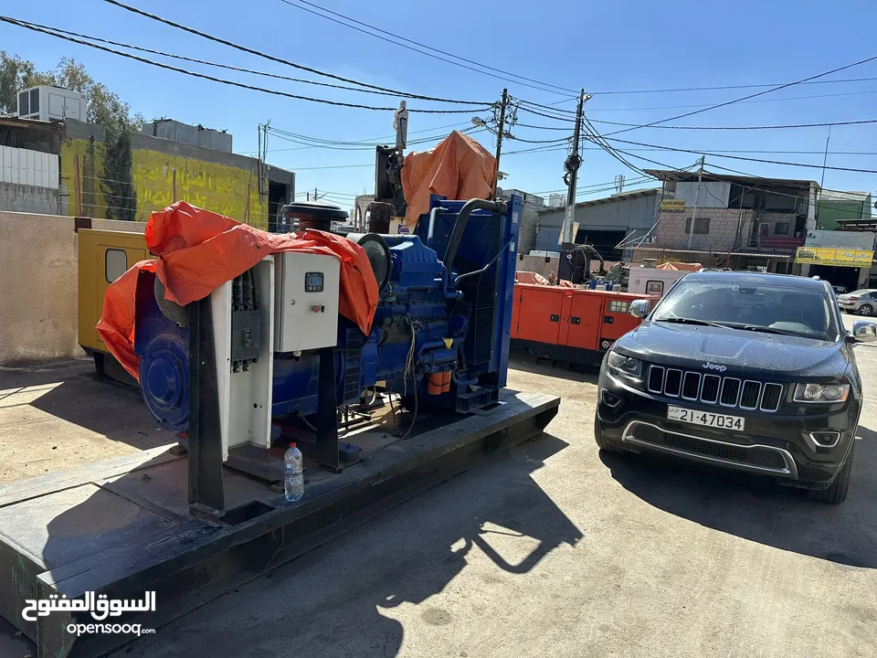 مولد كهرباء 380 KVA شغال مكفول