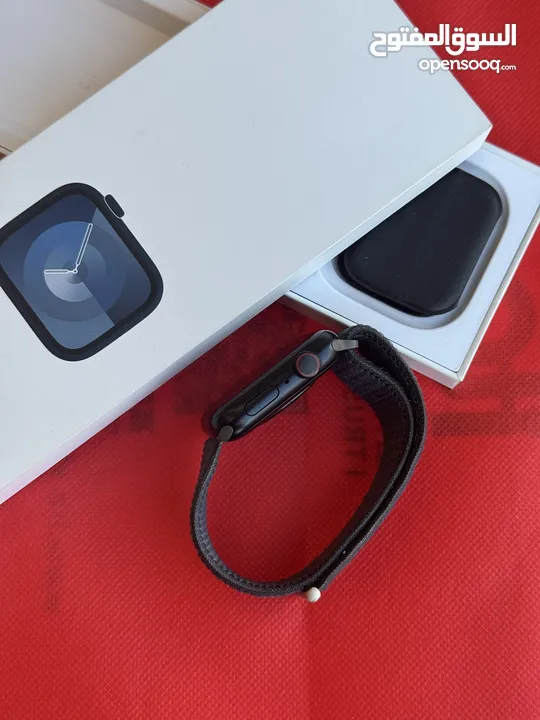 Apple watch S9 45mm بطارية 100٪؜ كفالة ابل 8 شهور