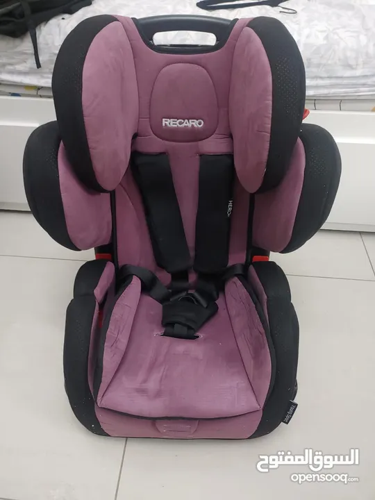 Recaro Group 3 car seat with max 36kgs capacity