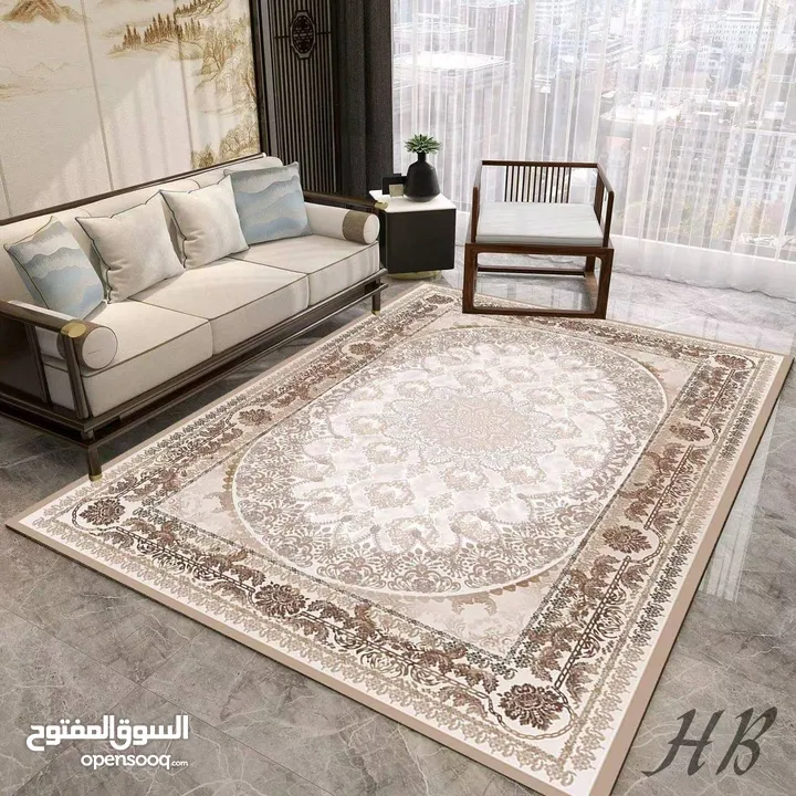 سجاد شتوي حفر فرو الأرنب ثقيل غير قابل للانزلاق  فخامة ناعمة بتكمّل شتاءك