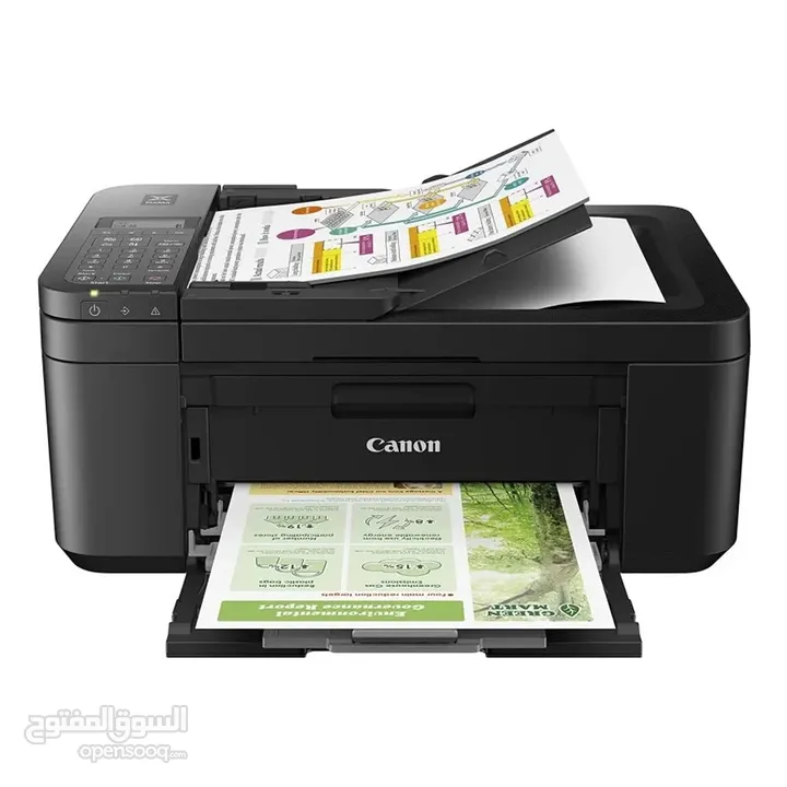 طابعة canon بحالة ممتازة وحبر معبى فل ويرلس مع سكاتر وفاكس فقط 150 شيقل ..