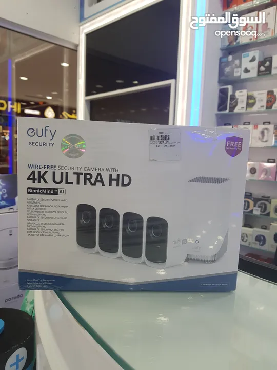 Eufy Security 4k ultr hd wifi Wireless camera kit