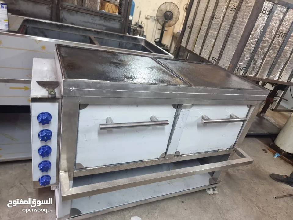 معدات مطبخية جديد ومستعمل   kitchen equipment company offering both new and used items