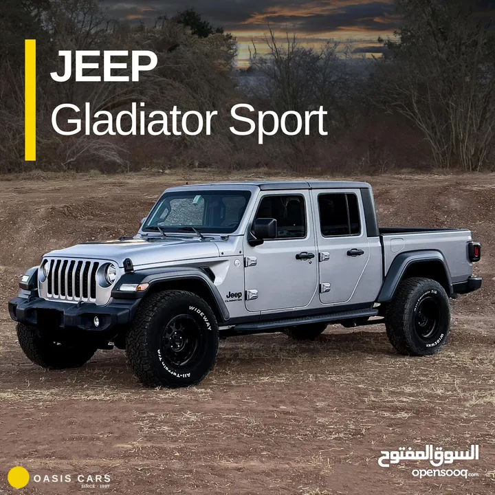 Jeep Gladiator 2020 جيب جلاديتور بحالة ممتازه و بسعر مغري