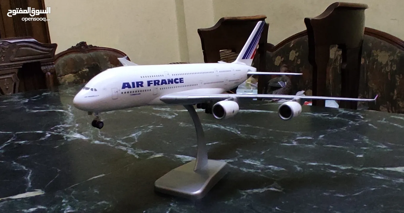 نموذج  فاخر مطابق للأصل لطائرة Air France